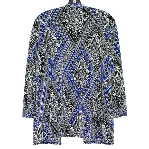 Chicos Travelers Cardigan Boho Minimalist Y2K Coastal Grandma Sheer Size 3 XL 16 - Picture 2 of 5